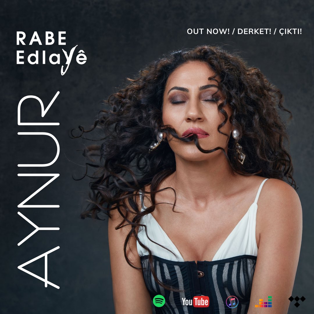 aynurdogan's tweet photo. Aynur #RabeEdlaye şimdi yayında! Tüm dijital platformlar ve Spotify’da 
Dinlemek için: https://t.co/nDAVbeVtan https://t.co/H6eic5WySs