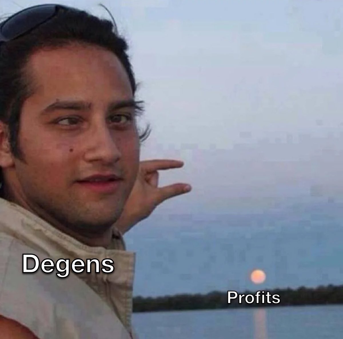 Ministerr's tweet photo. Degens trying to take profits be like https://t.co/7odkJPHGSh
