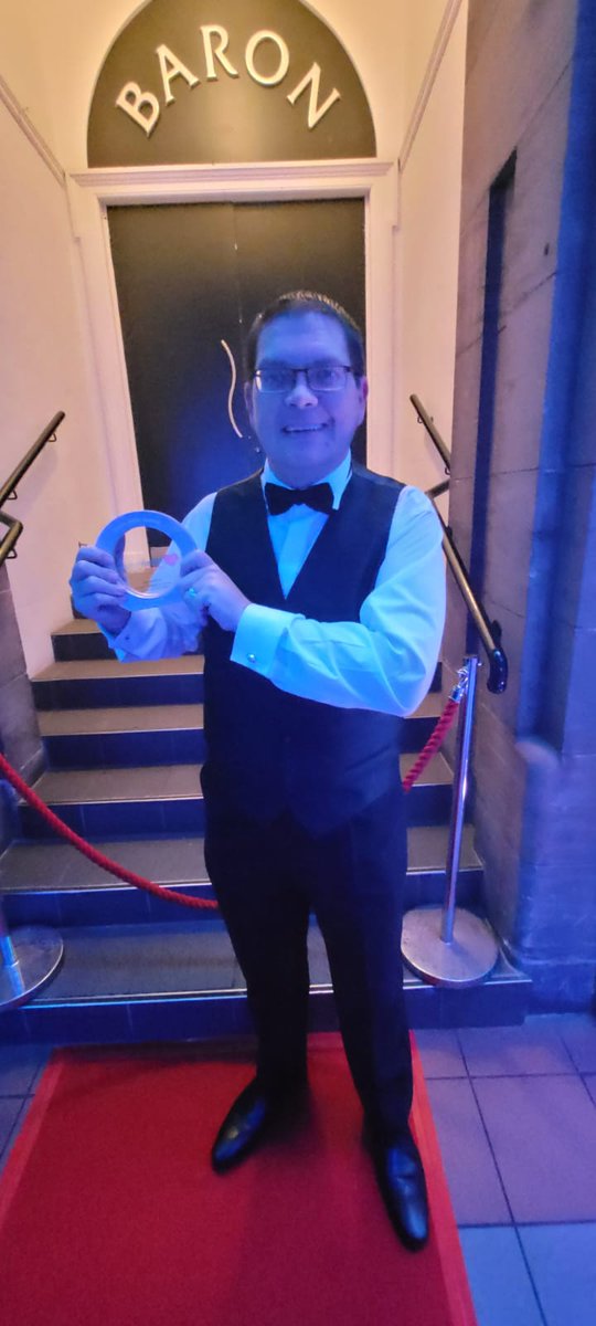 We have our first winner! The Innovation Award goes to Douglas Bell, Advanced Nurse Practitioner, Kirkintilloch Health &amp; Care Centre, East Dunbartonshire HSCP. Congrats Douglas! #ScotHealthAwards