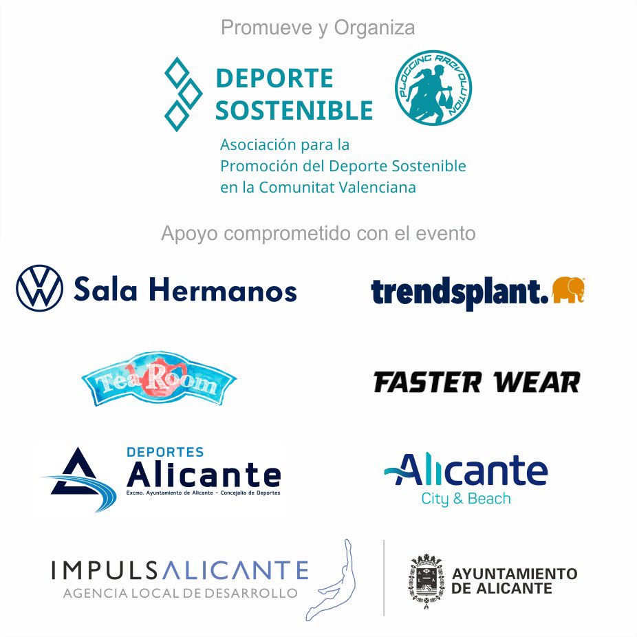 El deporte como bandera de la sostenibilidad!!! 🏃🏻‍♀️🌎🫶🏼 
Plogging Fest 11 de noviembre
Inscríbete ya en ploggingrrevolution.com/es/nuestros-ev… 
#plogging #ploggingfest #deportesostenible #alicantecity