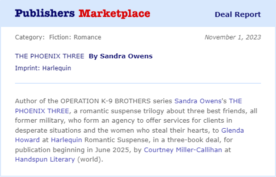 I'm thrilled to continue writing for Harlequin!!! <a href="/HarlequinBooks/">Harlequin Books</a>