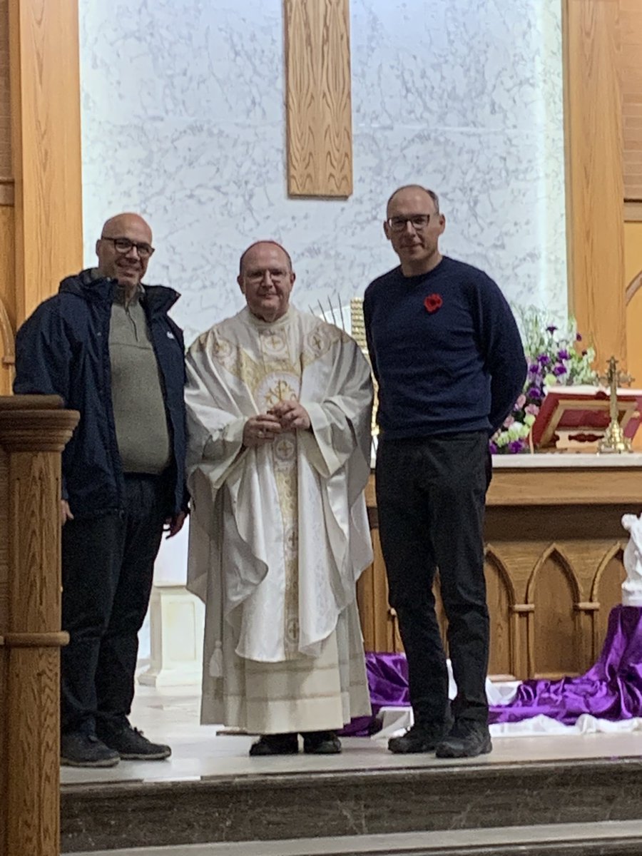 GuildPeel's tweet photo. The Peel Catholic Teachers’ Guild gathers to celebrates All Souls Day with Bishop Ivan! https://t.co/z2DbLzlxp5
