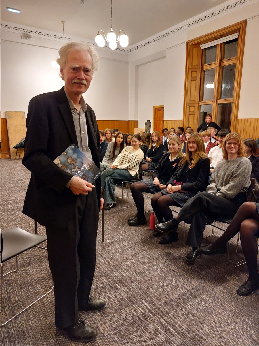 A driech old night but a warm Historical Society welcome to Professor Julian Goodare, who gave a fascinating talk about the witch hunts of the 16th century, with particular reference to Scotland.