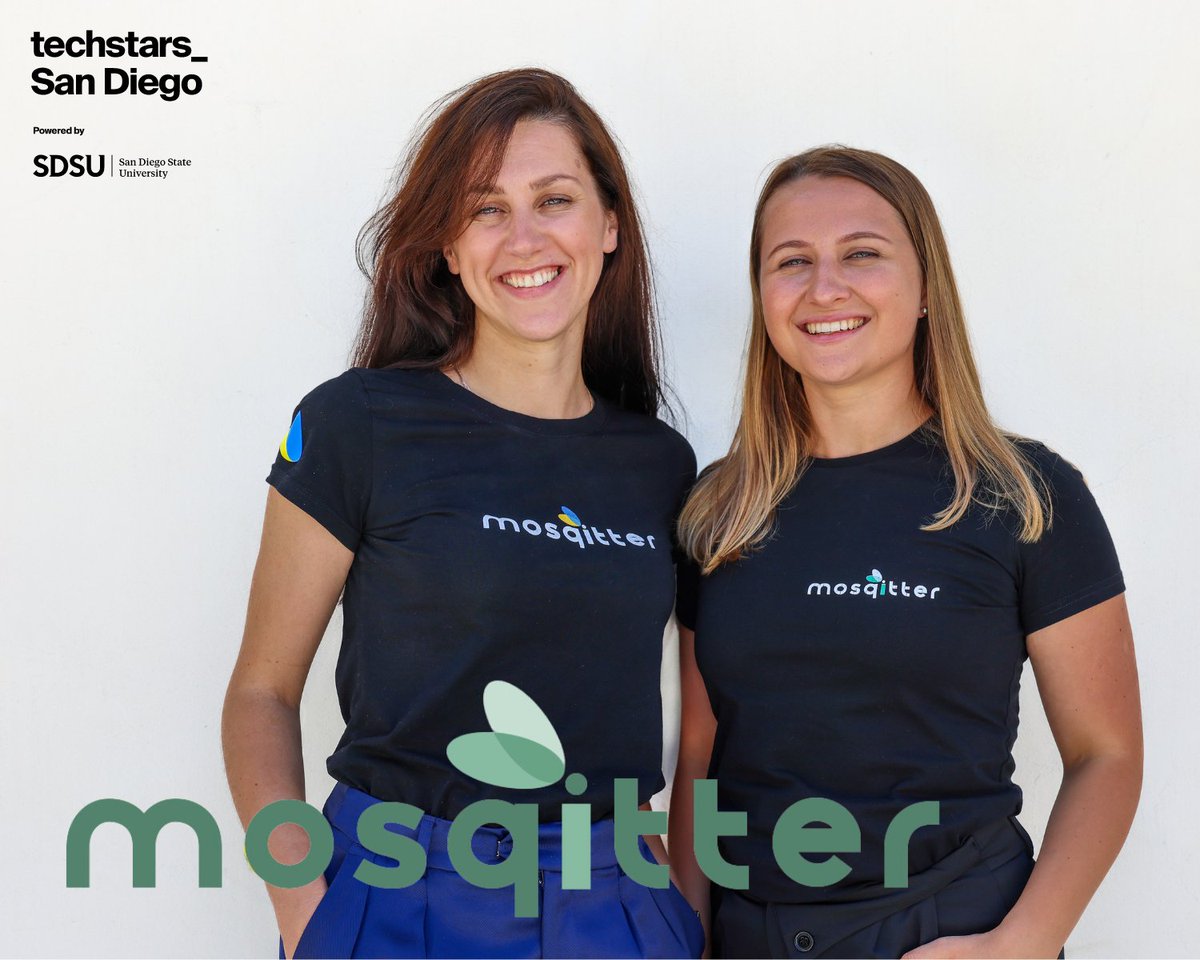 TechstarsSDSU's tweet image. Mosquitoes claim almost 1 million lives annually. Meet @mosqitter - an innovative, eco-friendly solution to combat mosquitoes.
Join us at Demo Day December 7th to see how they're revolutionizing non-toxic mosquito protection!
🎟️ bit.ly/sdsudemoday23