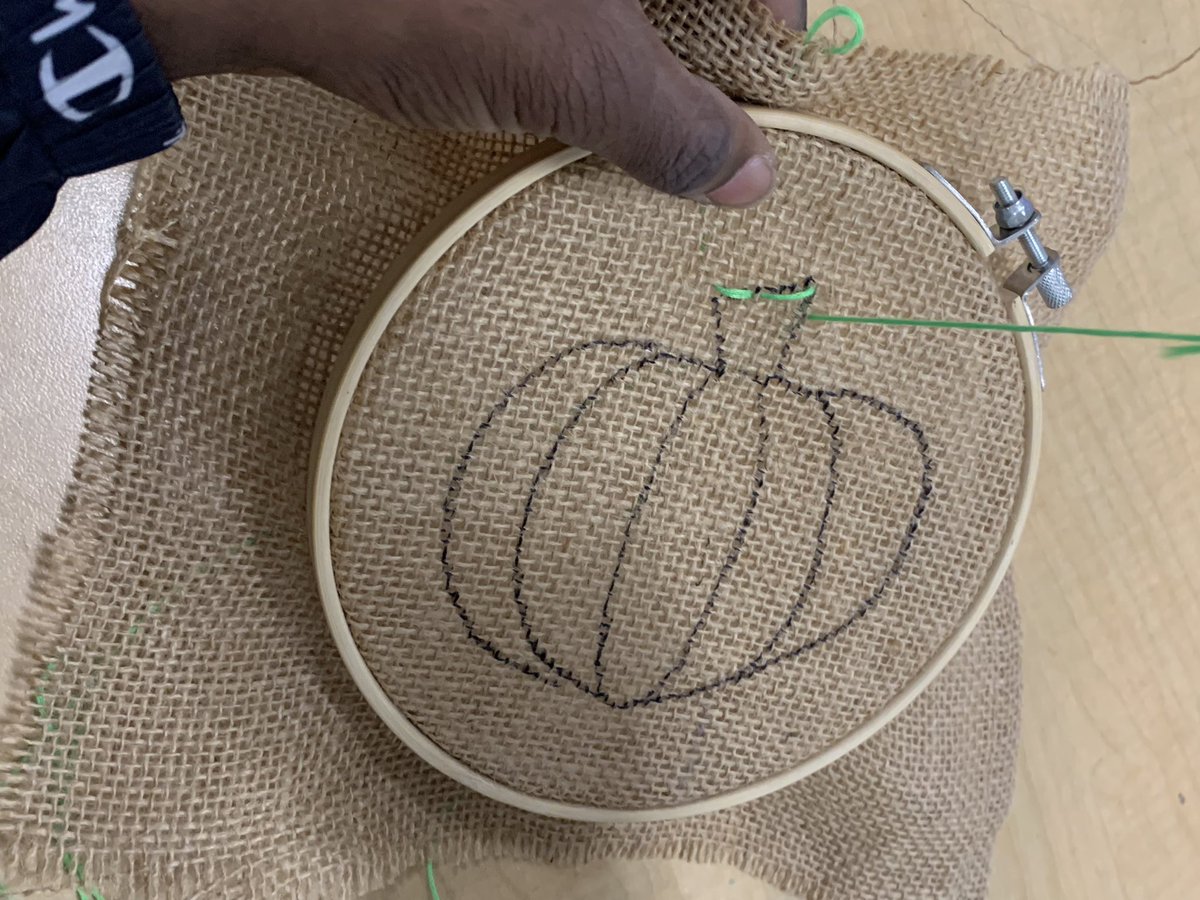 Hand sewing this week and into next week. 

Then the sewing machines will be put to work!

Focus Areas with <a href="/CONN_Art_/">Emily Yelton</a> at #ConnMagnet