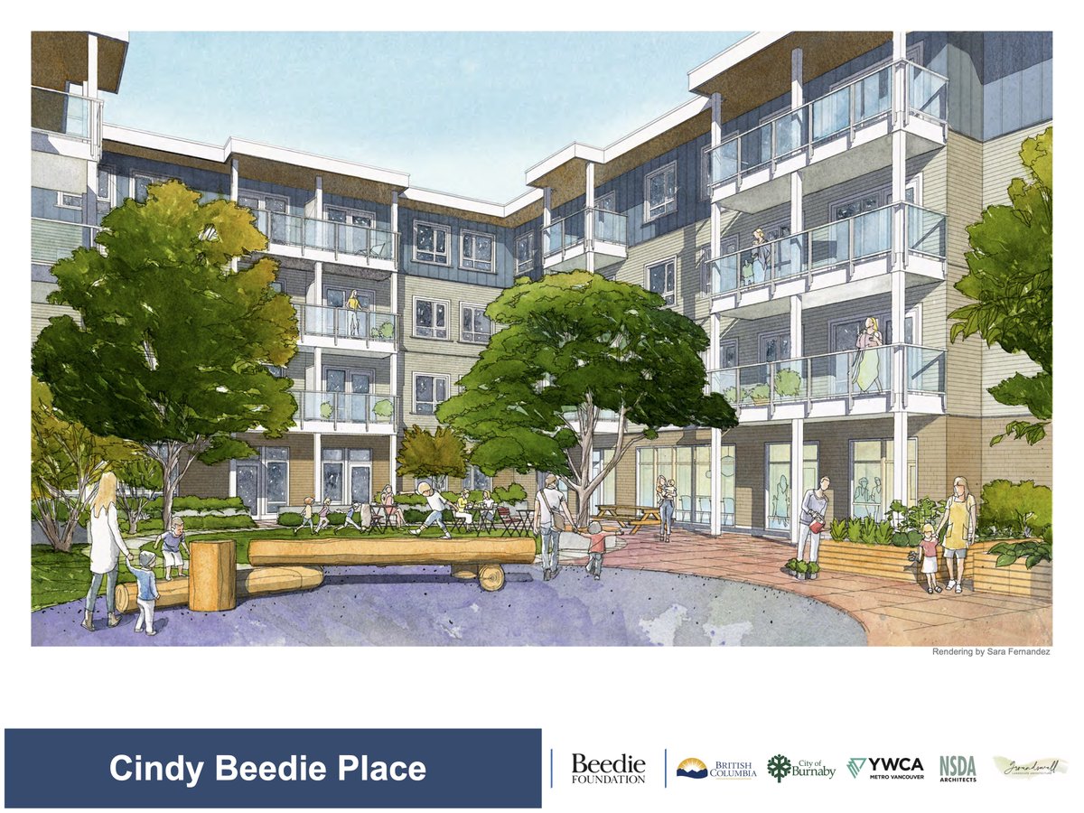 NSDA Architects (@nsda_architects) on Twitter photo Today we celebrate the ground-breaking for YWCA's Cindy Beedie Place in Burnaby – 56 units of non-market rental family housing co-located with a daycare. The project is a partnership between the Beedie Foundation, <a href="/YWCAVAN/">YWCA Metro Vancouver</a>, Province of BC, and the City of Burnaby. #womenhousing Today we celebrate the ground-breaking for YWCA's Cindy Beedie Place in Burnaby – 56 units of non-market rental family housing co-located with a daycare. The project is a partnership between the Beedie Foundation, <a href="/YWCAVAN/">YWCA Metro Vancouver</a>, Province of BC, and the City of Burnaby. #womenhousing