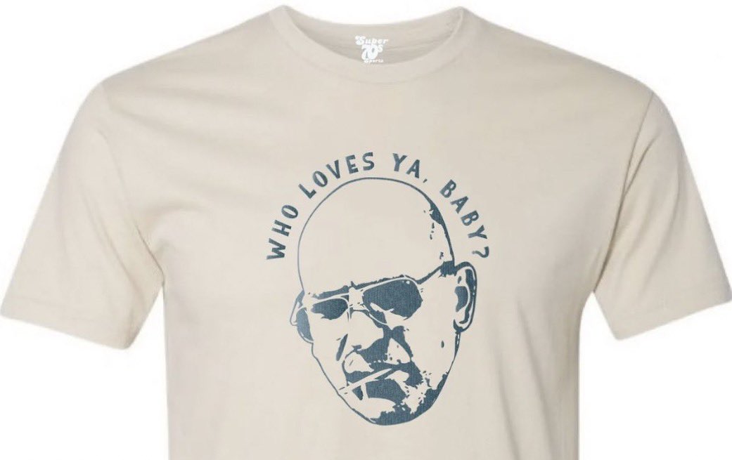 Today in 1974, Kojak patiently listens to some punk’s alibi and immediately calls bullshit on it.

👉 super70ssportsstore.com/products/who-l…