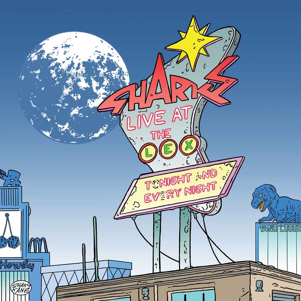 sharksinacar's tweet photo. SHAKY KANE - the animation in Not A Rock-Doc is based on Shaky Kane's artwork Live At The Lex is his fourth Sharks album cover. Check out his graphic novel Bulletproof Coffin by D Hine here https://t.co/TfzHBTMdqv
and read his 2013 interview with Steve  https://t.co/cWhYyvf635 https://t.co/uGl8IImjou