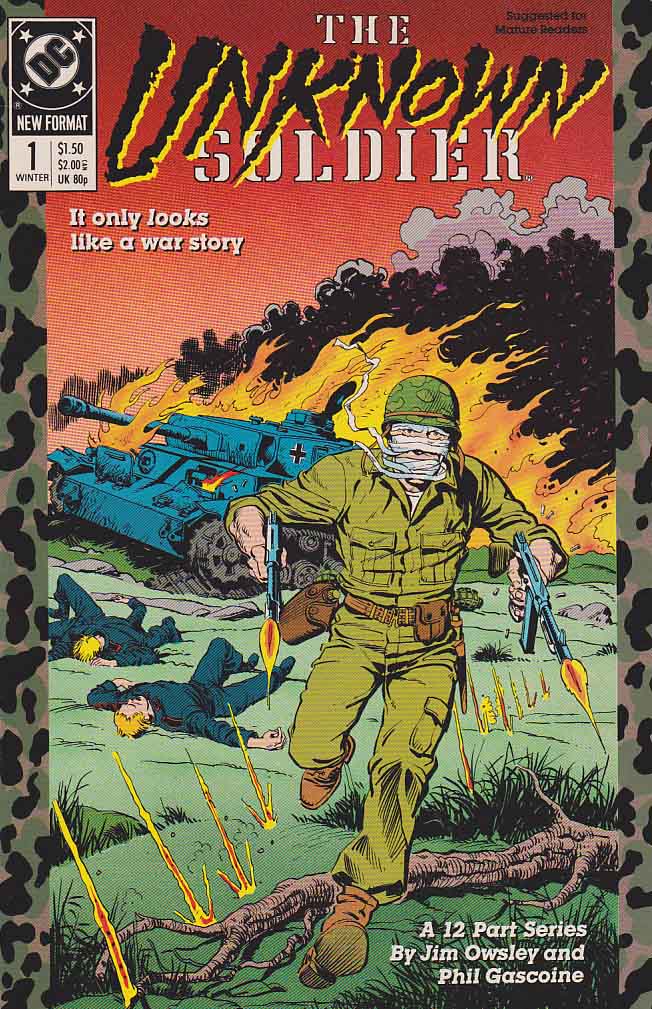 #UnknownSoldier #2 (1988) Phil Gascoine Cover & Pencils,  Jim Owsley Story, Part 2 of The Unknown Soldier's Origin 'Jack and Fred Go to the Airport' rarecomicbooks.fashionablewebs.com/Unknown%20Sold…   #RareComicBooks #KeyComicBooks #DCComics #DCU #DCUniverse #ComicBooks