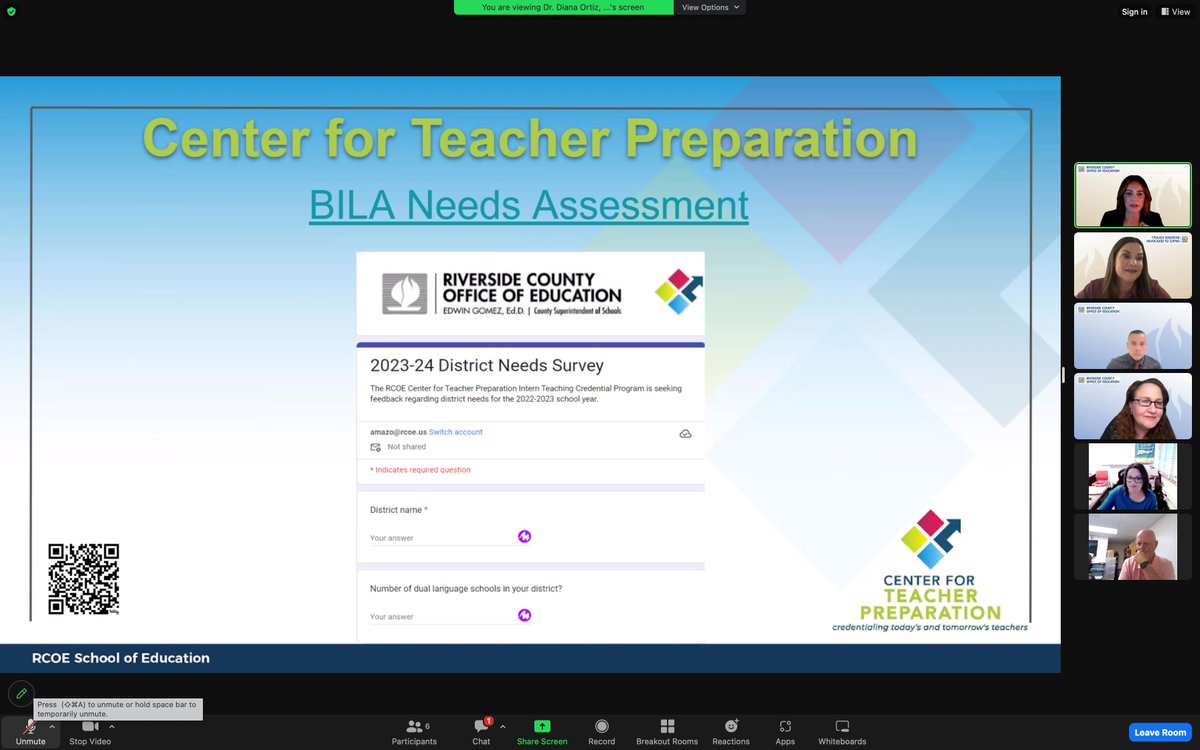 RCOE School of Education tweet media