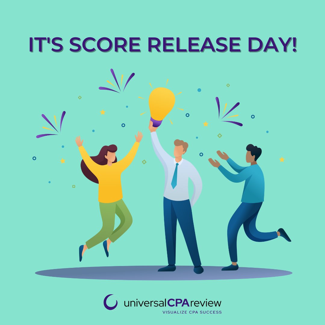 JosephReeve12's tweet image. Let us know how you do in the comments! Some of you will get your CPA Exam scores back tonight or tomorrow!

#scorerelease #universalcpareview