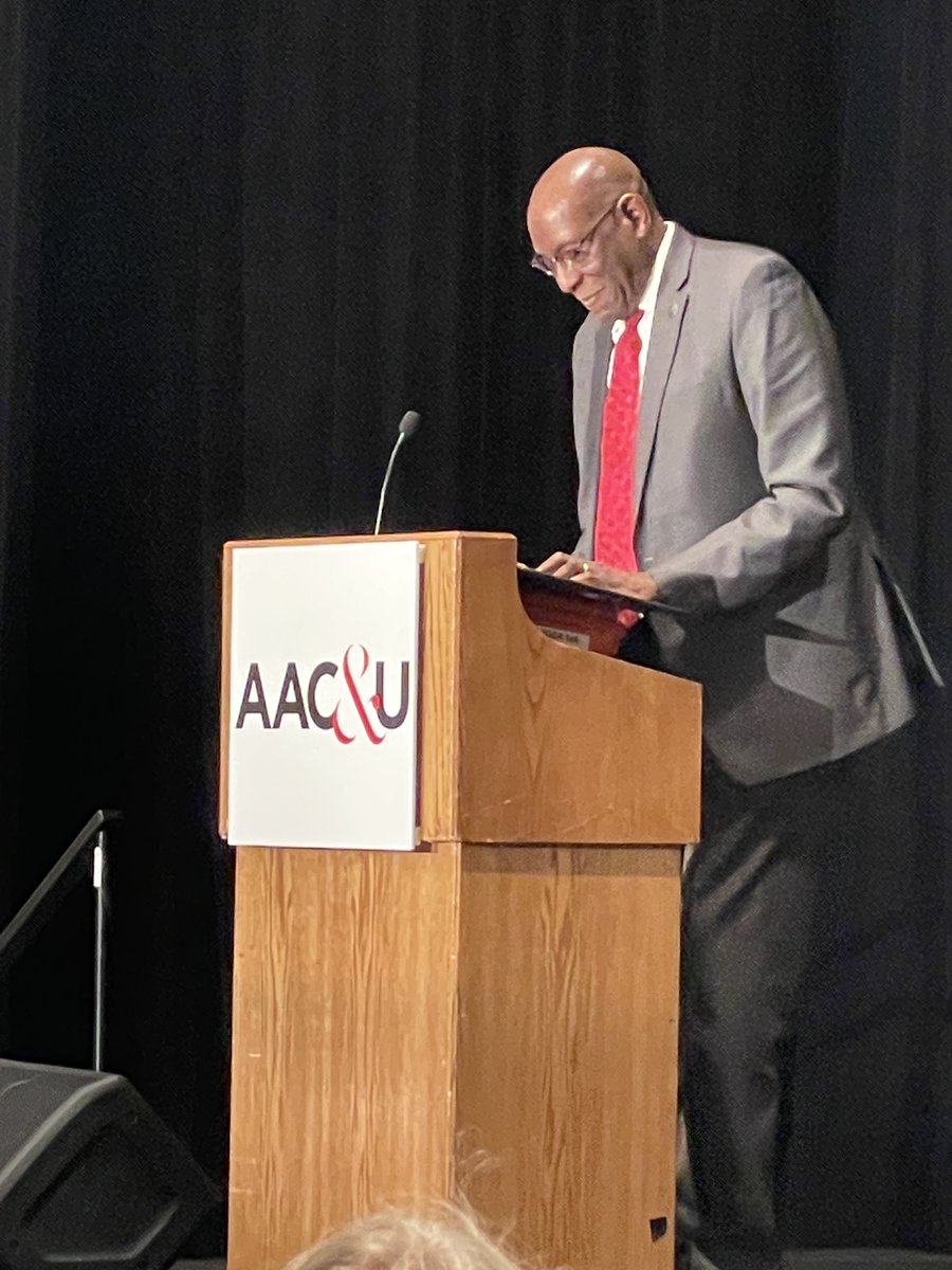 The soul of STEM is where our curiosity, intuition, and dedication reside, shared <a href="/uvipresident/">David Hall</a> during the #AACUSTEM plenary address.