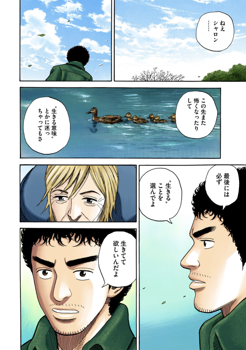 ねえシャロン…  この先また怖くなったりして "生きる意味"とかに迷っちゃってもさ  最後には必ず"生きる"ことを選んでよ 生きてて欲しいんだよ  #せりか基金