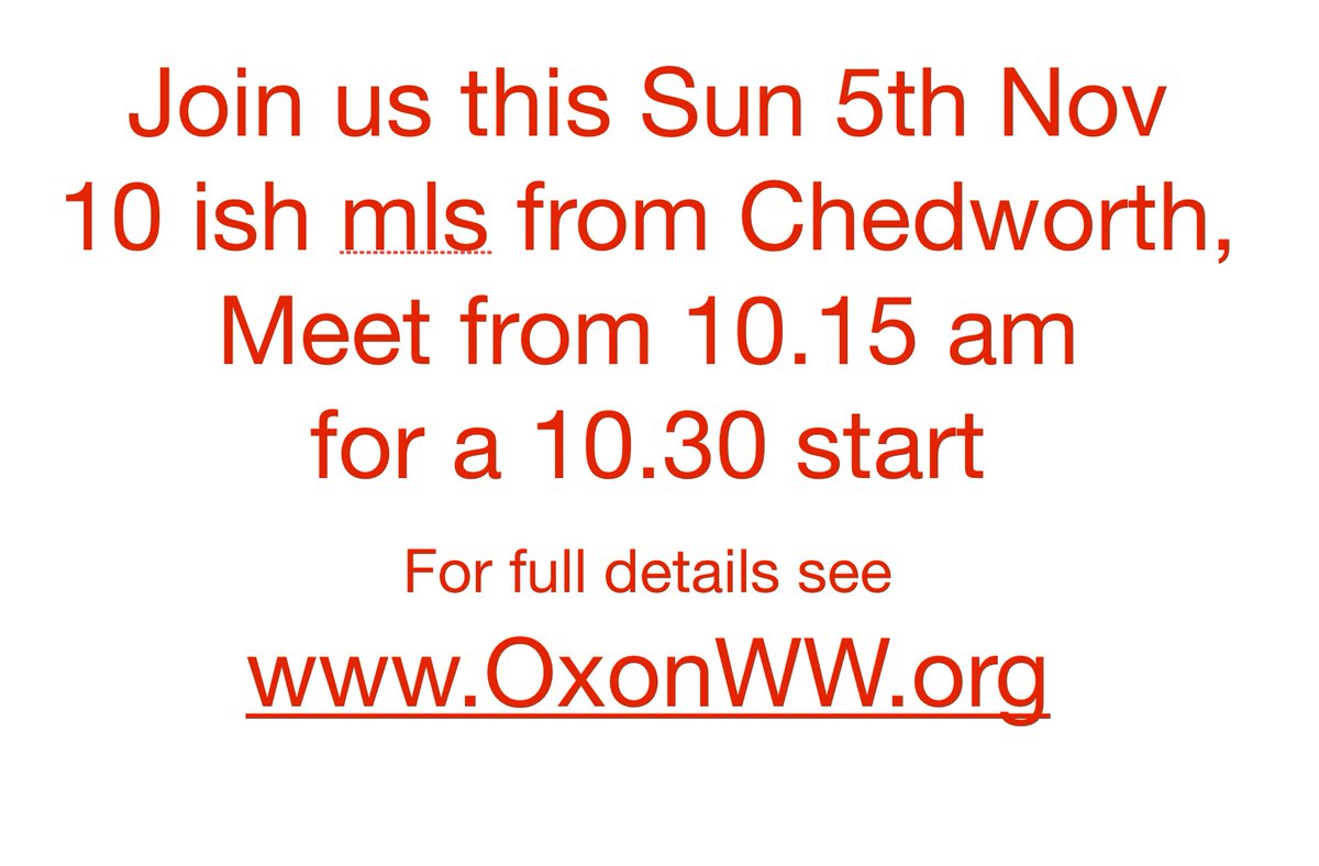 Oxon Weekend Walkers tweet media