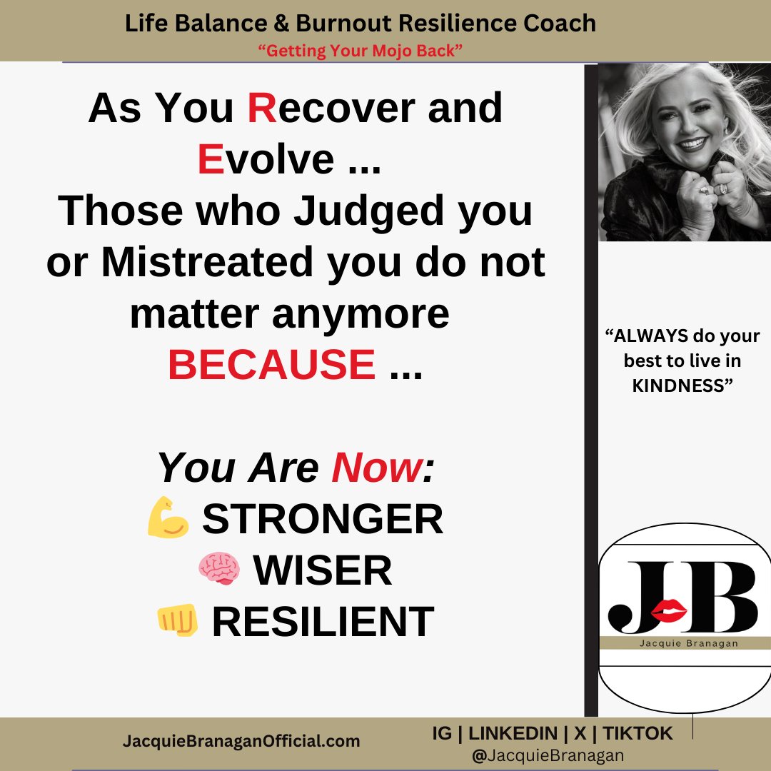 JacquieBranagan's tweet photo. Embrace Your Evolution ... You Got This! ๐๐
#gettingyourmojoback #lifebalance #resilience #burnout #burnoutrecovery #eduformation https://t.co/CulIcWGQxm