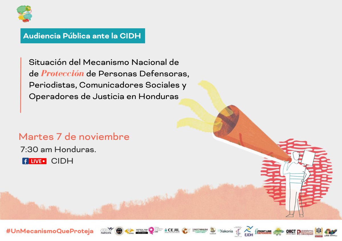 cejil's tweet photo. 🔴#CIDHAudiencias | #Honduras 🇭🇳 es uno de los países más peligrosos en América Latina para ejercer la defensa de los #DerechosHumanos. Entre enero 2021 y septiembre 2023 se registró el asesinato de al menos 40 personas defensoras y periodistas. Pedimos #UnMecanismoQueProteja 👇 https://t.co/Rk0fv2Sje3