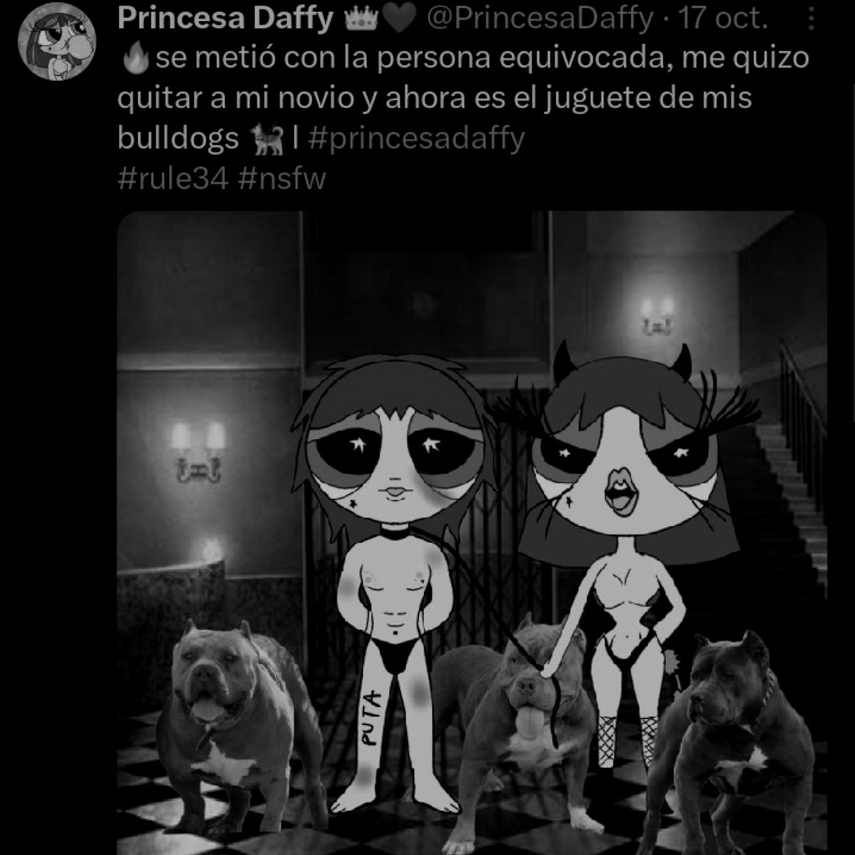 ExposingSinner7's tweet photo. 🎥 | • Contenido de Twitter:

Cómo mencionado en posts anteriores, Daffy tiene una cuenta de Twitter en el cual ella simulaba un "OnlyFans" donde realizaba contenido NSFW, hasta la fecha, las únicas publicaciones son las siguientes: https://t.co/eERPCMsRcV