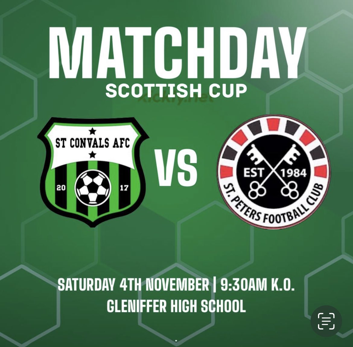 home tie with st peter’s 3rd round this week