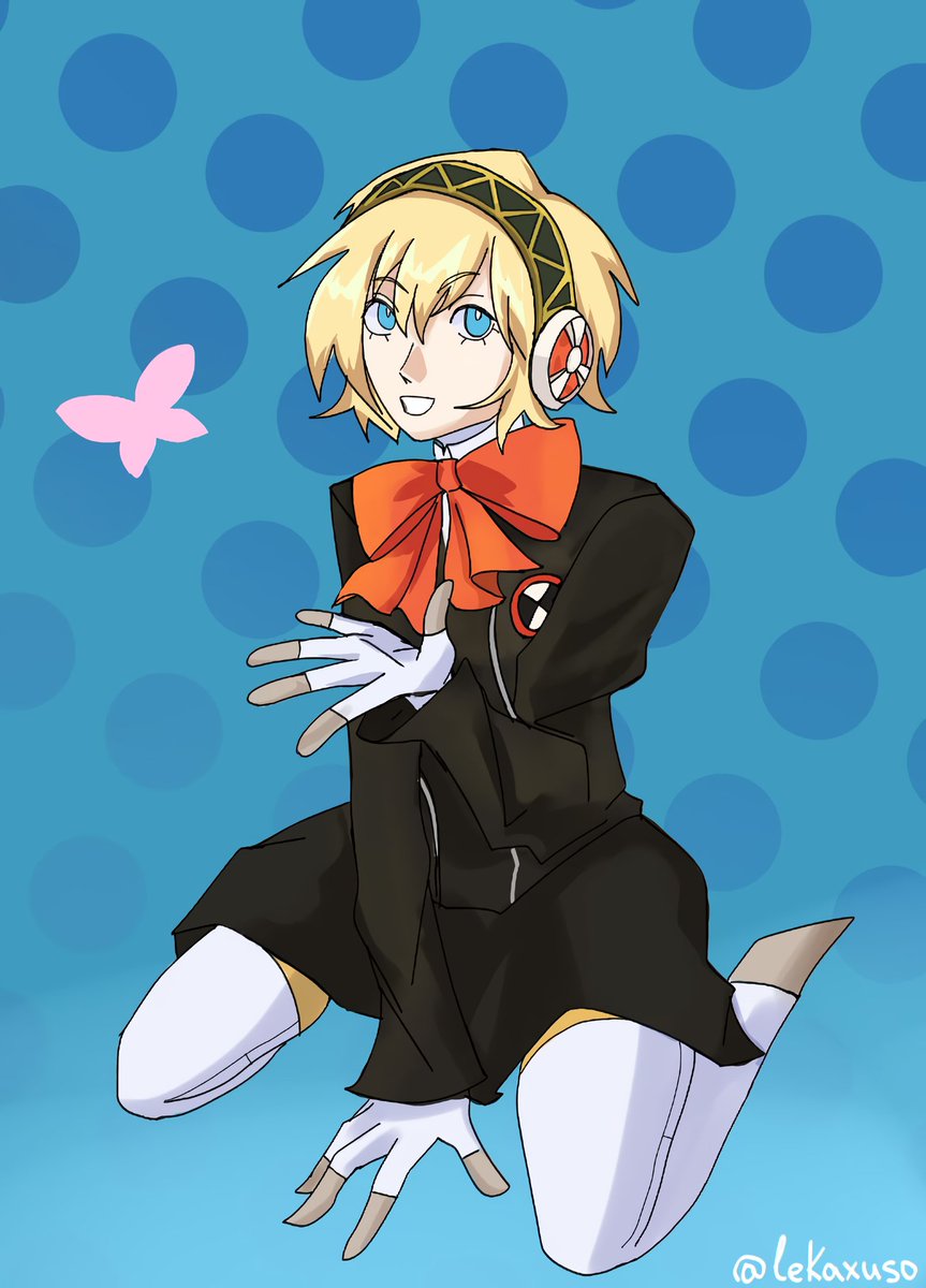 lekaxuso's tweet photo. official art redraw 🫧 
#aigis #persona3 https://t.co/ii1Crqn3Tn