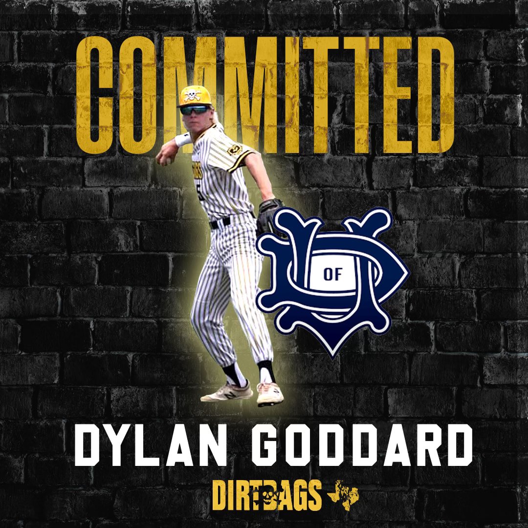 Marucci Elite ATX (@maruccieliteatx) on Twitter photo Congratulations to Class of 2024 <a href="/Dylan5Goddard/">Dylan Goddard</a> (Dylan Goddard) on his commitment to <a href="/UDallasBaseball/">UDallas Baseball</a> (University of Dallas.) ☠️
➖➖➖➖➖➖➖➖➖➖➖➖➖
#dirtbag🆙 #damndirtbags #dirtbagstx Congratulations to Class of 2024 <a href="/Dylan5Goddard/">Dylan Goddard</a> (Dylan Goddard) on his commitment to <a href="/UDallasBaseball/">UDallas Baseball</a> (University of Dallas.) ☠️
➖➖➖➖➖➖➖➖➖➖➖➖➖
#dirtbag🆙 #damndirtbags #dirtbagstx