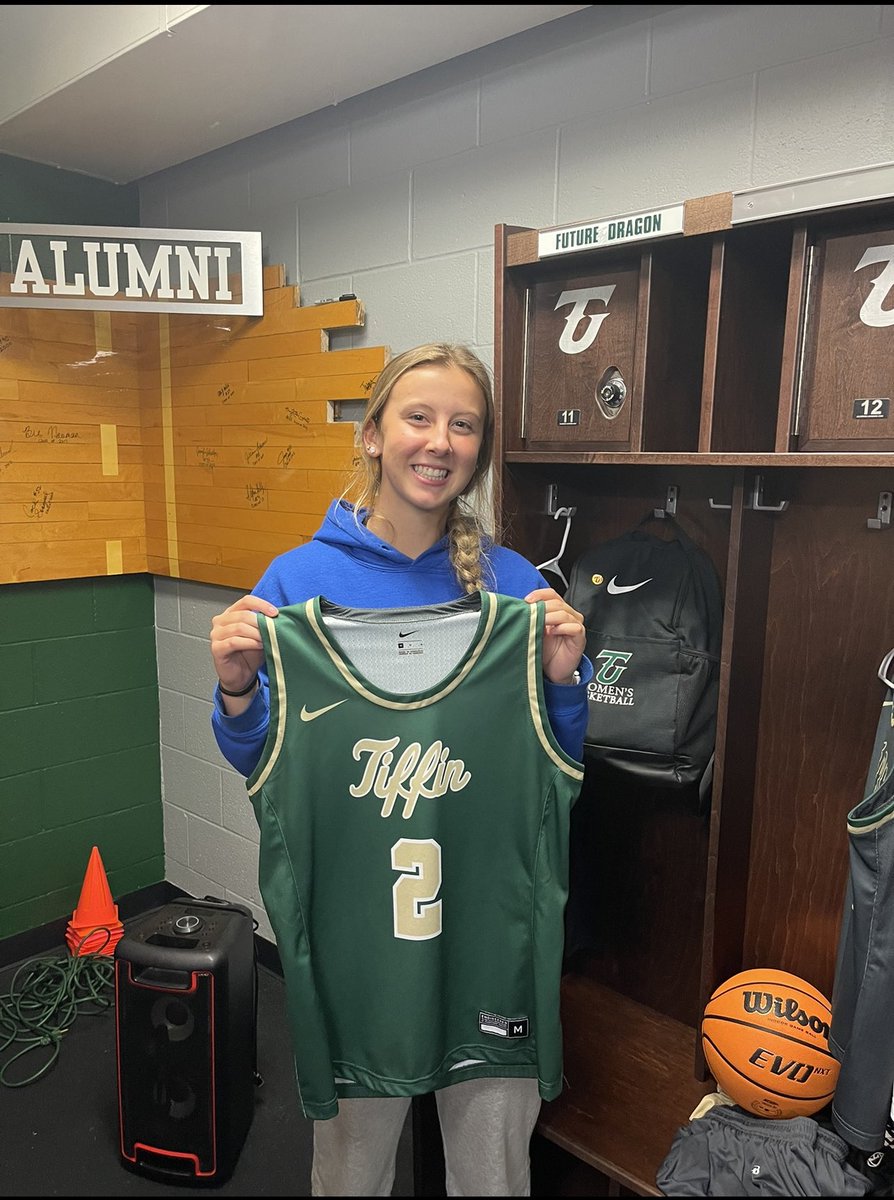 MarinaChap10's tweet photo. I am excited to announce my commitment to further my academic and athletic career at Tiffin University! Go Dragons!💚🐉 @TiffinUWBB @BradleyGBK https://t.co/VM60iNLZPf