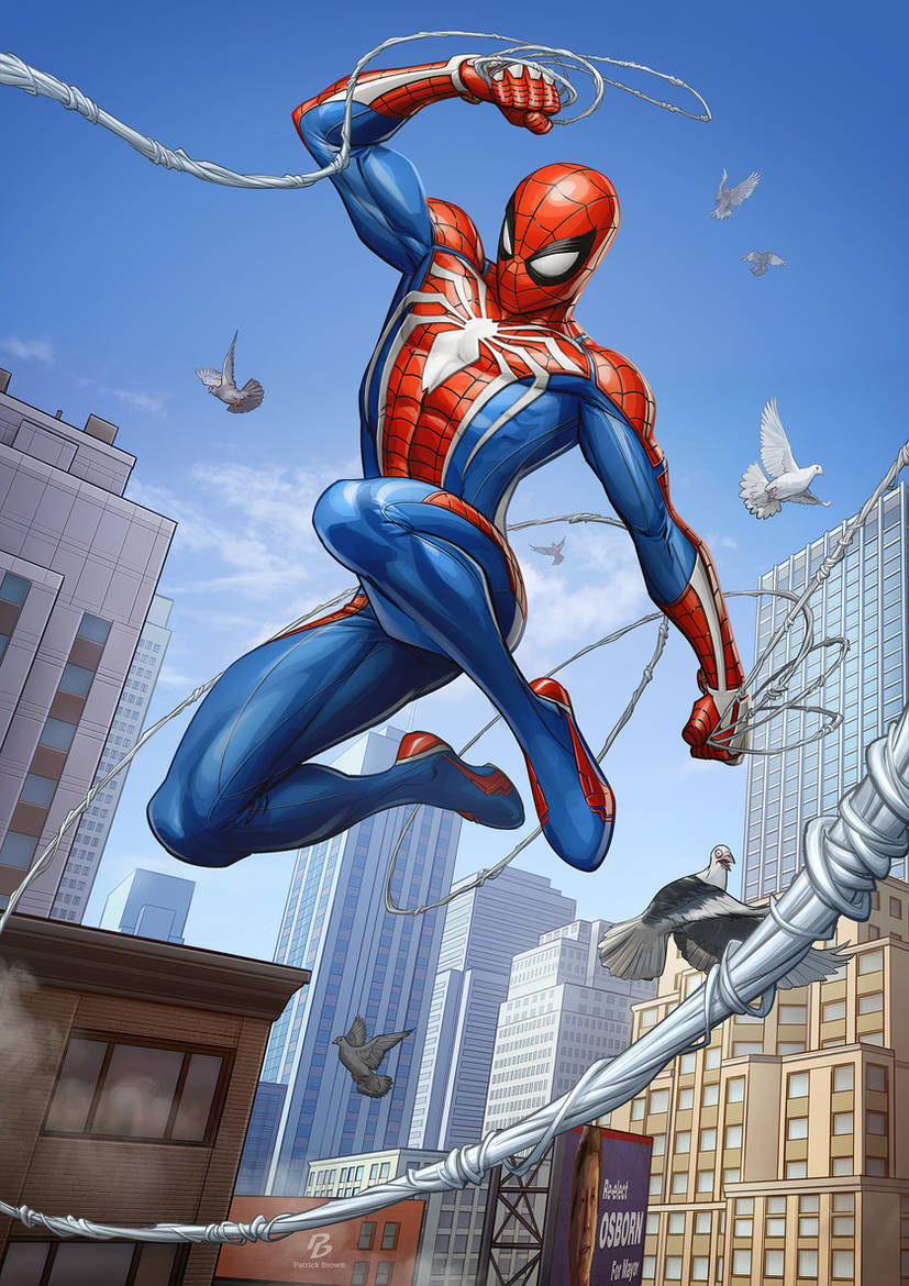 Playstation Spider-Man
Art by Patrick Brown
#SpiderMan #SpiderMan2