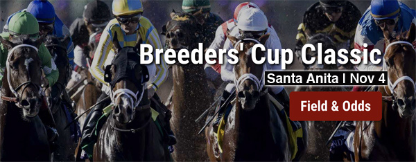 OTBonline's tweet image. 2023 Breeders' Cup Classic Contenders &amp;amp; Odds
  
With its $6 million prize, the prestigious #BCClassic stands as the centerpiece of wagering this Saturday at Santa Anita.   

Arabian Knight is the 3/1 morning-line favorite.

Field &amp;amp; Odds &amp;gt;&amp;gt; offtrackbetting.com/breeders_cup/2…