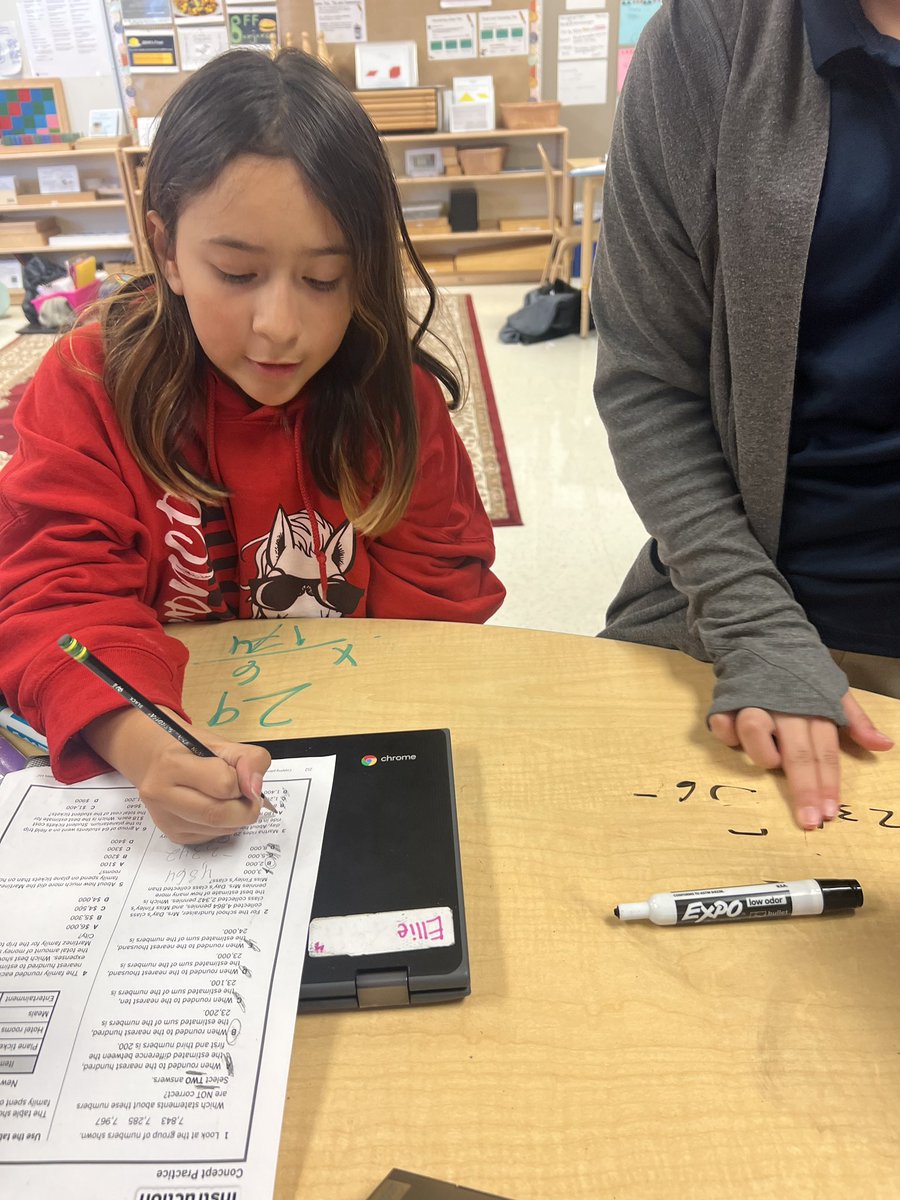 Thank goodness for friends who can help when Ms. V isn’t up to date in the latest 4th and 5th math strategies! <a href="/Herfurth_Bronco/">Herfurth Elementary</a>