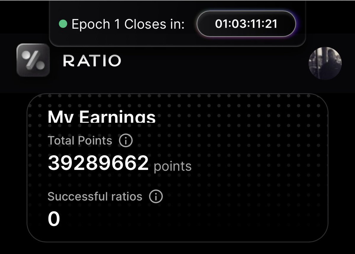 muratacar0990's tweet photo. EPOCH 1 is ending tomorrow.

$RATIO me and I will $RATIO you

Let get me some points $RATIO https://t.co/wP6knp3AFP