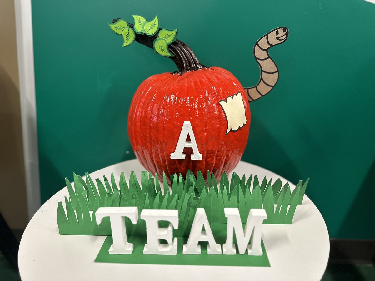 Our Admin Team pumpkin was A+. However,  we did not win the 1st annual <a href="/HCPS_SumnerHS/">Sumner High School</a>  pumpkin decorating competition. Our ESE department received over 1,000 votes from students and teachers. Congrats to our hardworking ESE Team ☺️