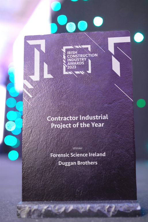 ICIAwards's tweet image. Well done to Forensic Science Ireland - @Duggan_Brothers on winning the Contractor Industrial Project of the Year award! #ICIAwards
