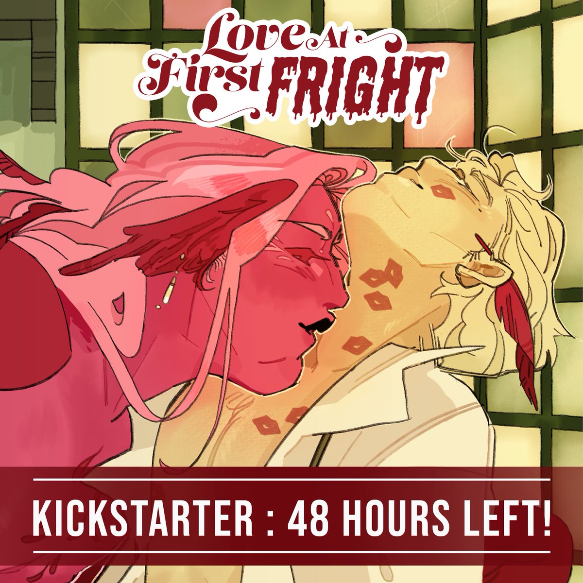ONLY 48 HOURS LEFT !

Grab Love at First Fright while you still can 👹💚
kickstarter.com/projects/curly…