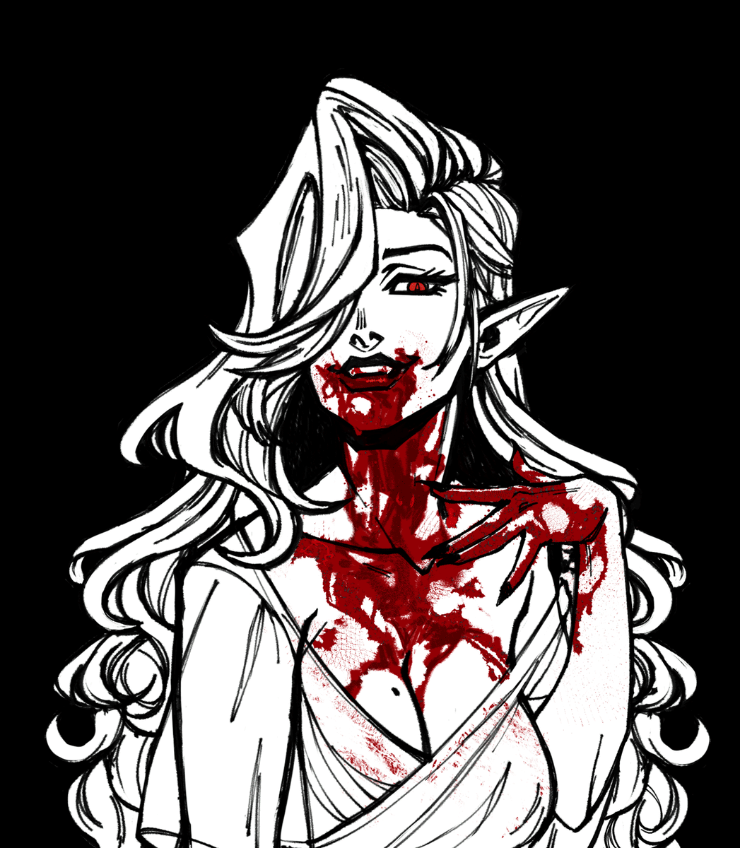 「If you see this, tweet a vampire 」|Polusのイラスト