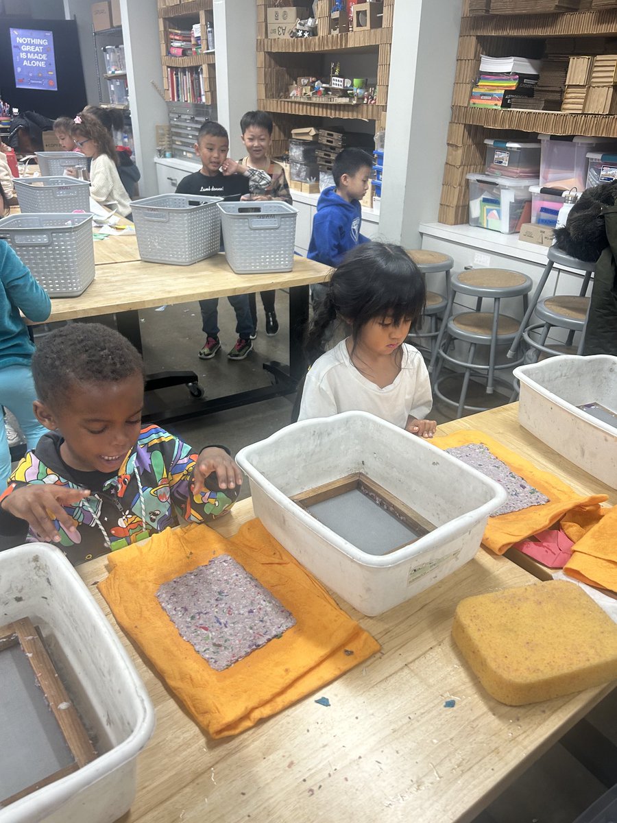 atlantaSTEAM's tweet image. Lots of #makercenteredlearning going on ... making paper, recycling crayons, creating artifacts as we learn about the indigenous people of Taiwan #aisSTEAM ⁦@AISLearns⁩