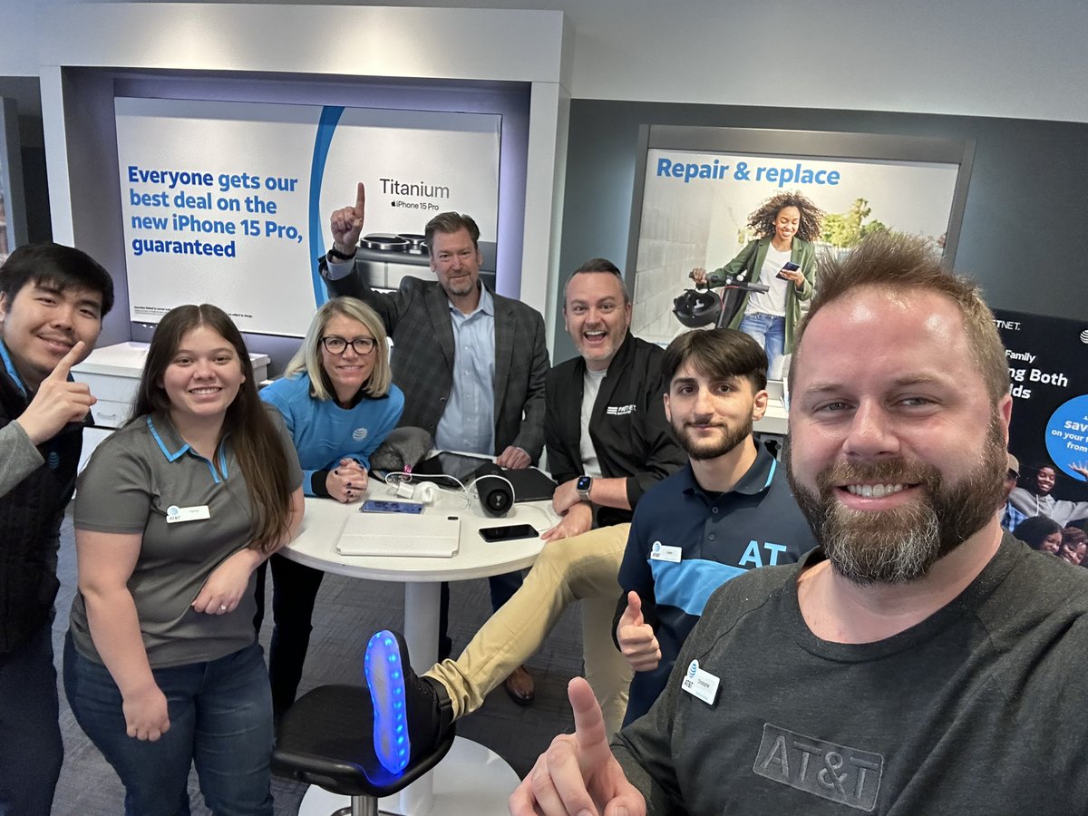 Chris Callender (@attportablesfan) on Twitter photo Amazing visit from <a href="/404girl/">Betsy Francis</a>, @ATTPortablesEVD, <a href="/relayrichard/">Richard Totten</a>! Always an honor seeing y’all before it gets REAL! Can’t wait to hit the goals you asked us for! Amazing visit from <a href="/404girl/">Betsy Francis</a>, @ATTPortablesEVD, <a href="/relayrichard/">Richard Totten</a>! Always an honor seeing y’all before it gets REAL! Can’t wait to hit the goals you asked us for!