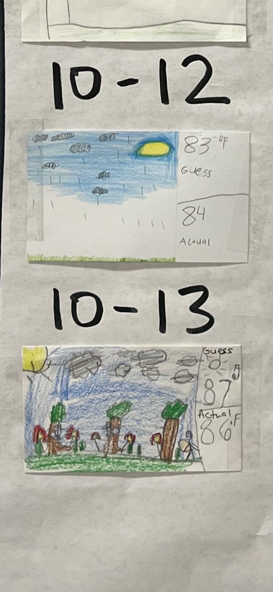 Ms. Moriena’s  second grade class is recording their “Outside our Window” data, with a detailed picture of the area as well as recording their data from the 
thermometers.  My first post, autocorrected her name, Sorry! <a href="/WeAreHAEST/">HAEST</a> <a href="/HcpsYates/">Yates Elementary School</a> <a href="/HCPSElemScience/">HCPSElemScience</a> <a href="/HillsboroughSch/">Hillsborough Schools</a>