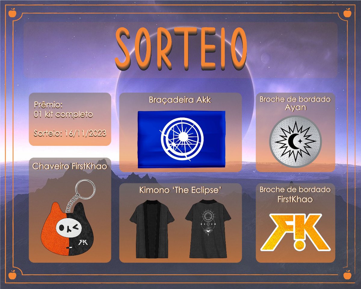 SnowWitchStore's tweet photo. 🎉 Sorteio de Aniversário e Inauguração do nosso Instagram 🎉

🎂Valendo: Um kit completo da nossa CEG FirstKhaotung

🚨Regras:
— Seguir a @SnowWitchStore 
— Seguir o nosso Instagram https://t.co/g0EVGXbJZX
— Dar RT (sem citar) e Like neste post

🗓️Data do sorteio: 16/11/2023 https://t.co/UHume9N1YP