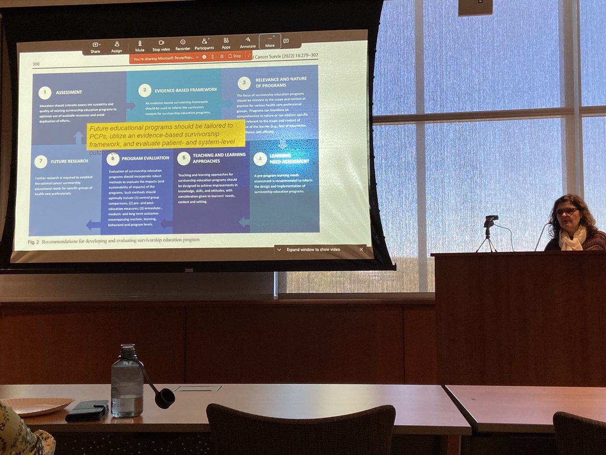 JohnMSalsmanPhD's tweet photo. Fantastic talk on quality #cancer #survivorship care by @DrN_CancerPCP at @WakeCancer Grand Rounds today! Clear implications for research, clinical care and education. My head is buzzing with ideas!!
#SurvOnc #SuppOnc @OncoAlert #CancerCareDelivery #ImpSci https://t.co/H34lEd0YLC