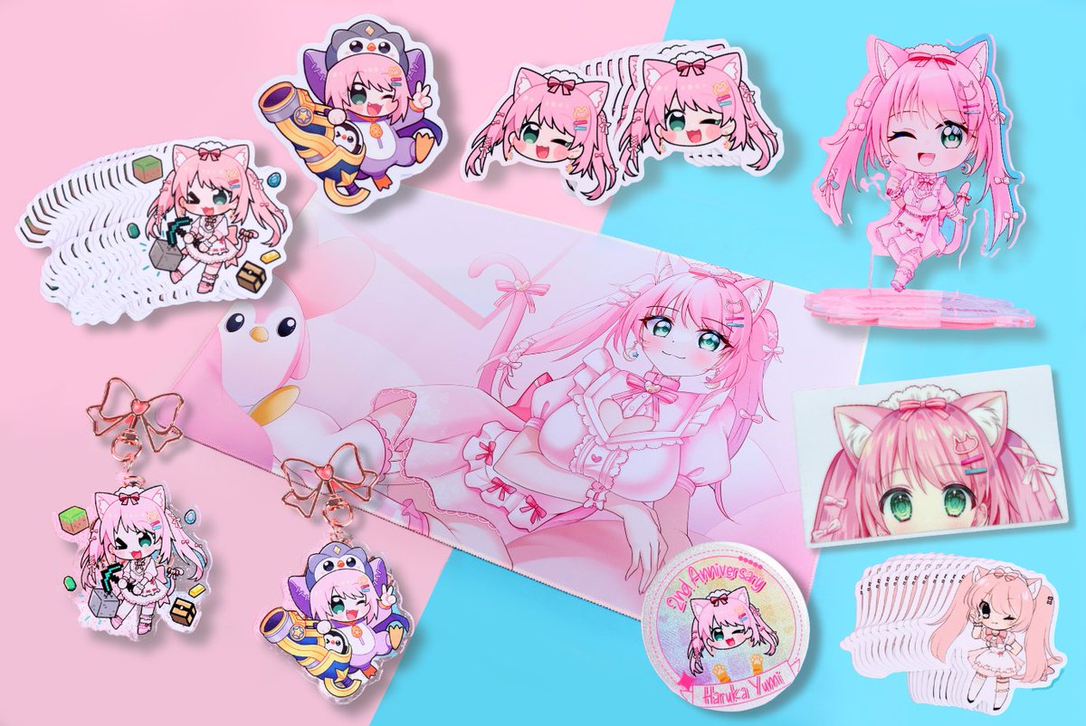 HarukaYumi_'s tweet photo. π¨2nd Anniversary Merch is Finally Live!π¨
It's finally time! I worked so incredibly hard putting this drop together myself and trying to keep it as available and as affordable as possible π
There are 10 Anniversary Merch Items in total & there ALSO is a limited edition of the complete set as well that comes with extra goodies, so good luck for the 5 who snag it~ (one has already been sold though lol just an fyi)
β Pre-orders will be open until December 1st EOD (end of day.) β
π½Link to pre-order the merch belowπ½
Thank you all again for 2 amazing years so far β€οΈ
#Vtuber #ENVtuber #hARTuka