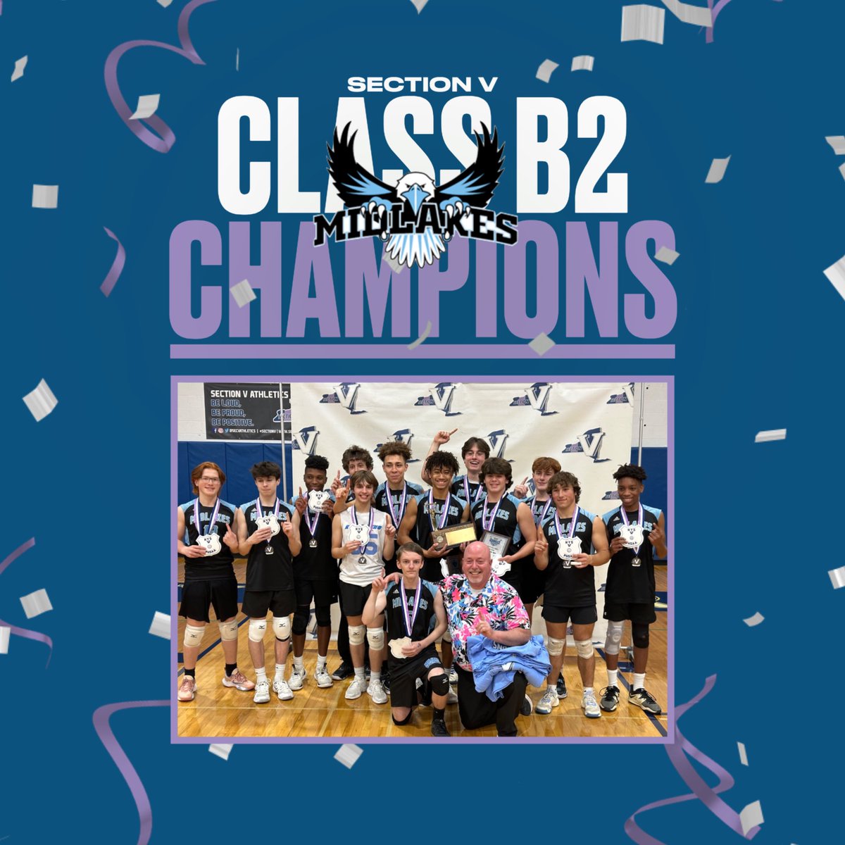 Congratulations Midlakes on your Class B2 Sectional Championship!!!