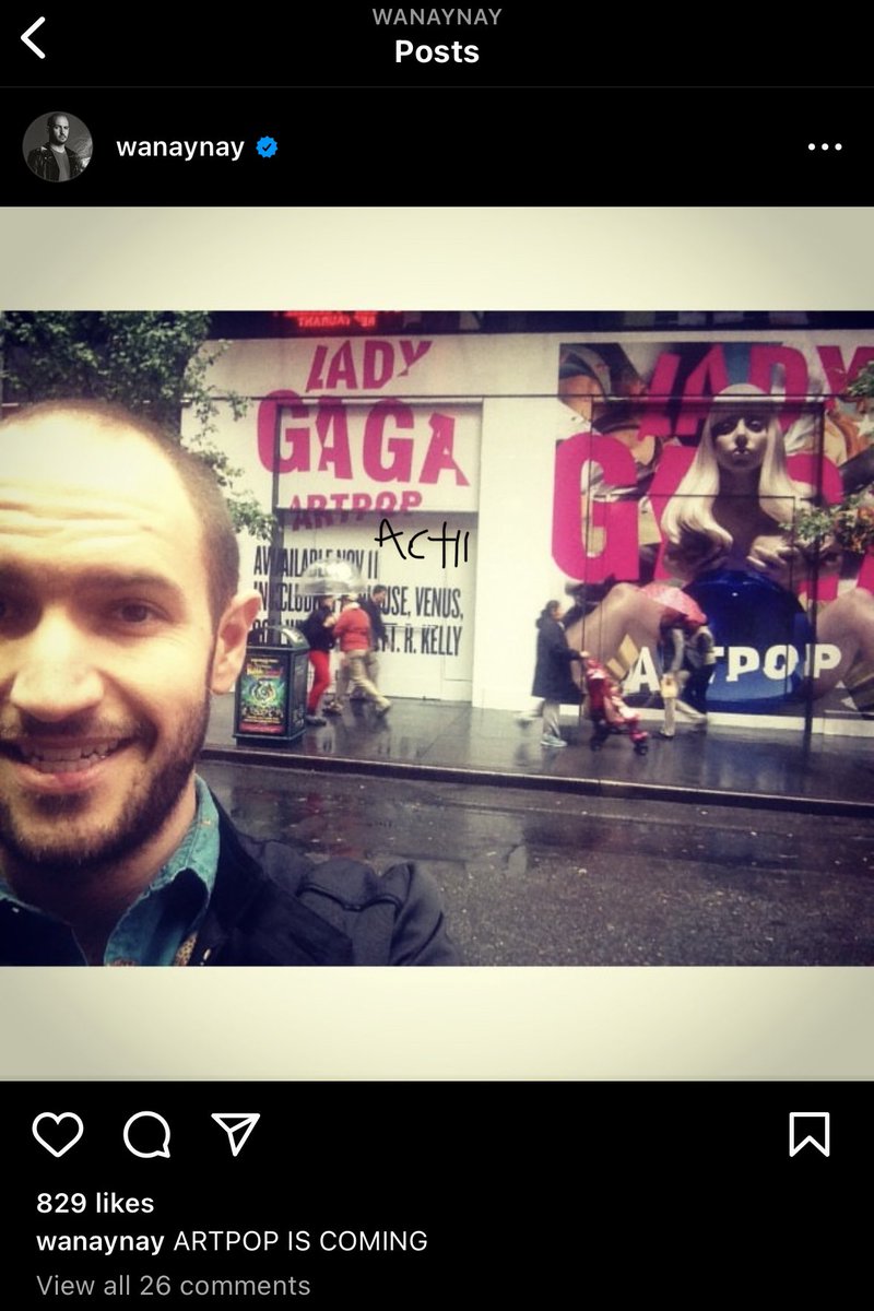 Gaga3tylerr's tweet image. OMG it’s really confirmed!! This is Gaga’s manager &amp;amp; what he took to Instagram. #ARTPOPACTII 🔵🩵🩵