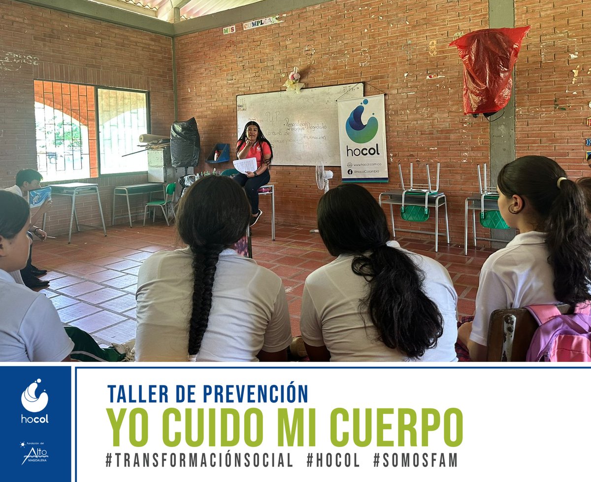 Fun_Magdalena's tweet photo. @HOCOLcon el apoyo de la #FAM, ofreció un taller de prevención y promoción de sustancias a los adolescentes de secundaria en el centro educativo Horizontes, sede San Luis de #Murujuy. #SomosFam #Hocol #TransformaciónSocial https://t.co/gtGTPBSJw4