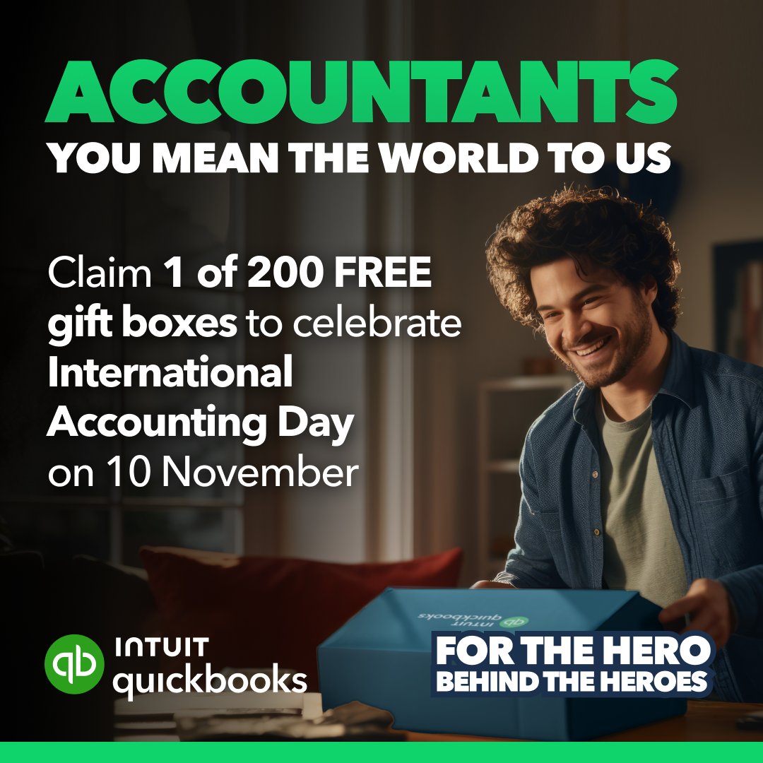 It’s time to say “thank you” to all accountant for everything they do for your business by helping them claim 1 of 200 FREE gift boxes worth £25. We’ll deliver them in time for International Accounting Day on 10 November 🎉 quickbooks.intuit.com/uk/accountants…