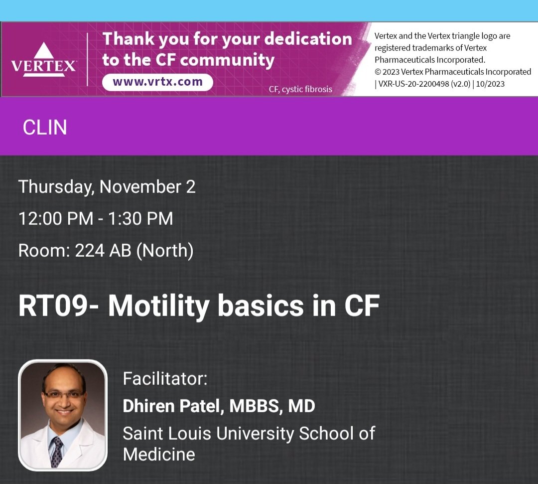 DPatelMotility's tweet photo. Thank you @NACFC for inviting me to present motility issues in Cystic Fibrosis at NACFC meeting at Phoenix AZ . Really need more involvement from Gastroenterologists and support from @cff to promote motility research in CF gut. https://t.co/yPYoIcoRKY