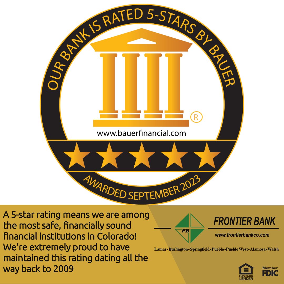 FrontierBankCO's tweet photo. Looking for a safe bank?  Look no further than Frontier Bank! https://t.co/cJA4M6fbtu