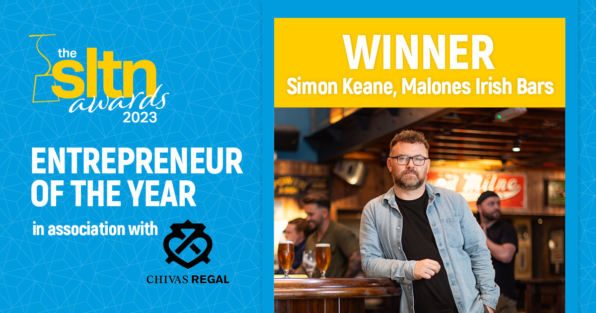 Congratulations to Simon Keane of Malones Irish Bars, an inspiring and successful businessperson, who has been named the 2023 SLTN Entrepreneur of the Year, in association with @ChivasRegalUK. 👏🏻

<a href="/MalonesAberdeen/">Malones Aberdeen</a> <a href="/MalonesEd/">Malones Edinburgh</a> <a href="/MalonesGlasgow/">Malones Glasgow</a>

#SLTNAwards