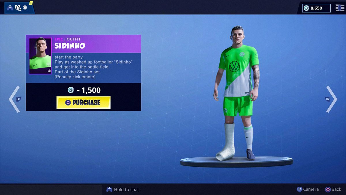 SidinhoLopez's tweet photo. Ecstatic to announce my official partnership with @Fortnite! 🤝🎮
Can’t believe I have my own skin... dreams really do come true! 🔥 #Fortnite #SoccerSkin https://t.co/8w49pIYUqr