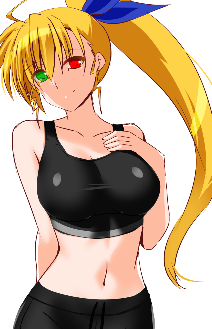 ヴィヴィオ軽装フォーム!
激しい運動もできちゃうぜ!
まずはこの縄跳びを… 