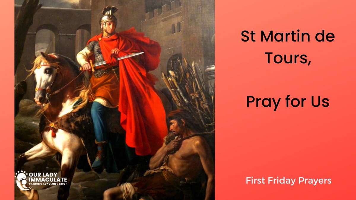 This month is the Feast Day of St Martin de Tours, He is especially devoted to the poor in our society. Join Spiritual Director, Richard, as we remember all who are struggling in the economic crisis
#CatholicSocialTeaching #OLICATcommunity #OLICATFirstFriday