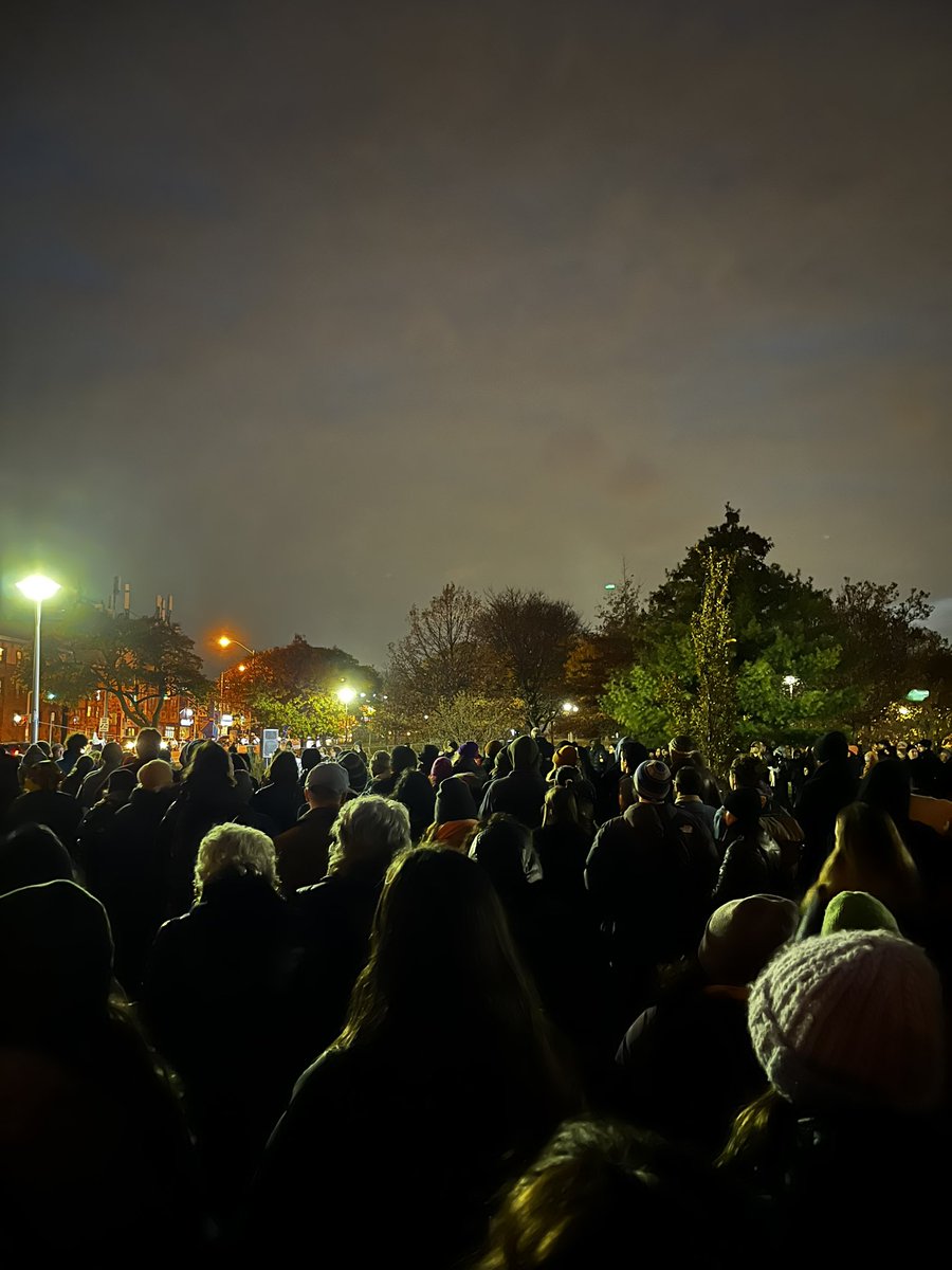 RIGHT NOW: over a thousand Jews and allies are gathering with IfNotNow Toronto to mourn Israelis and Palestinians killed, to demand an end to Palestinian oppression, and to demand a #CeasefireNOW